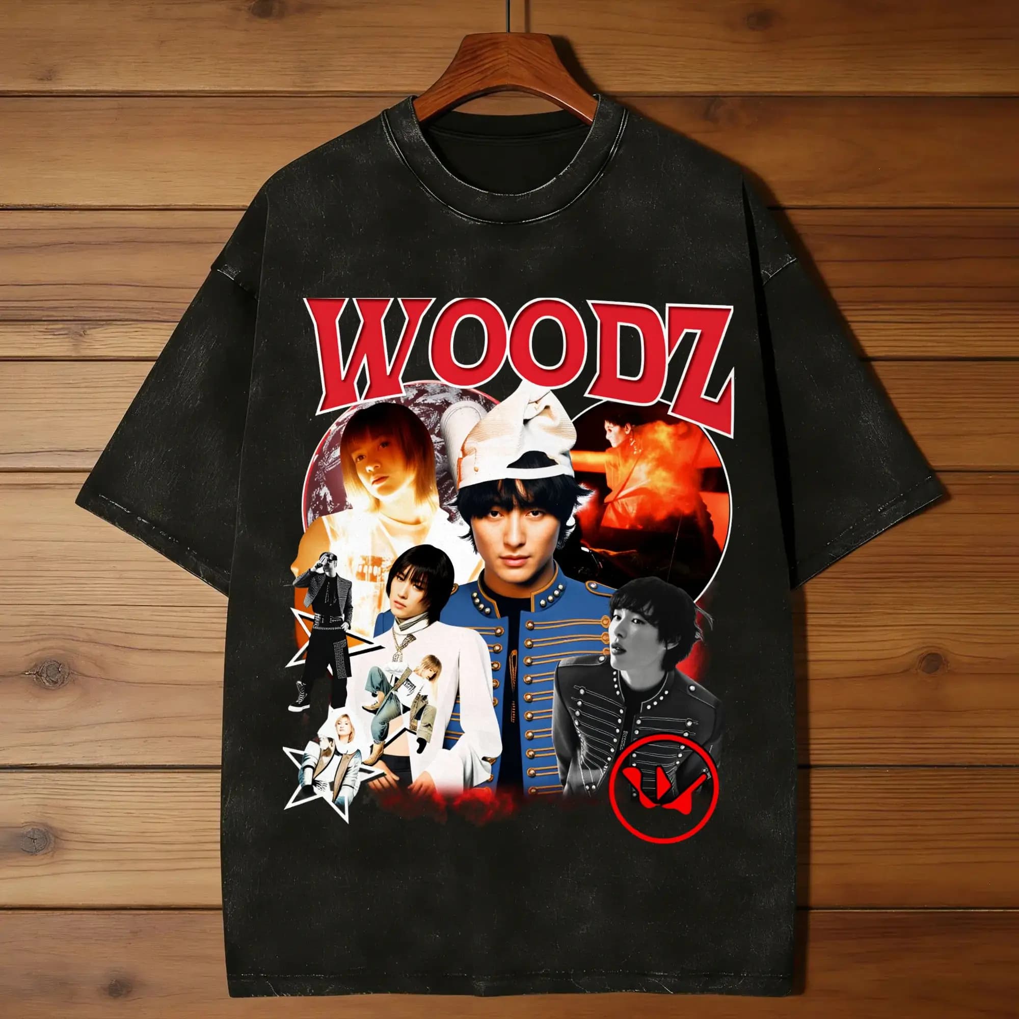 WOODZ World Tour T Shirt Popular T-Shirts Short Sleeve Aesthetic Tops Summer Cotton Crewneck Plus Size Tees