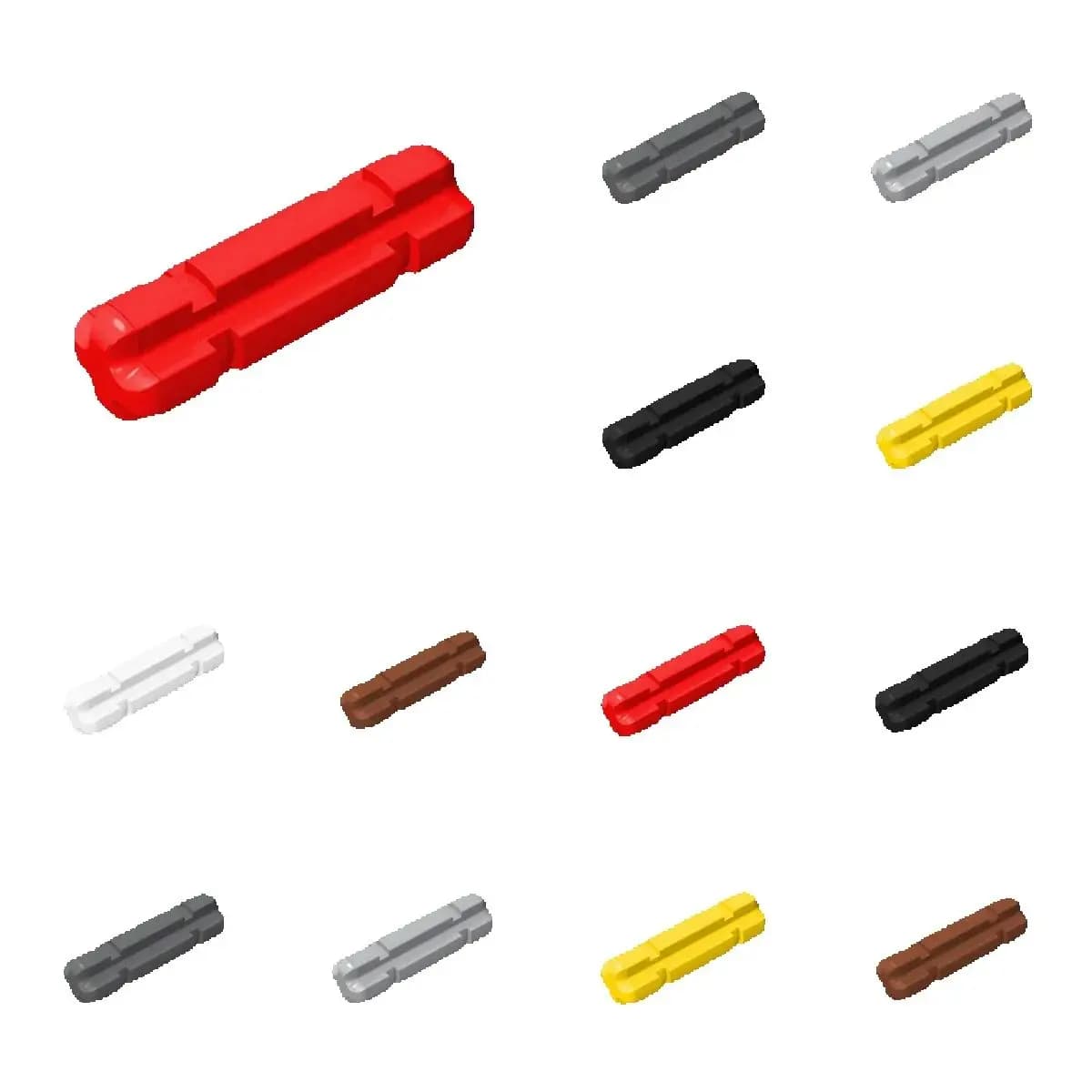 50 pz 3704 32062 Asse 2L Dentellato Mattoni Collezioni Bulk Modulare GBC Giocattoli Per Tecnico MOC Set Edifici Blocchi