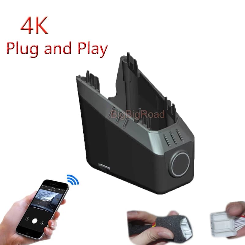 4K Plug And Play Per LYNK & CO 01 Lingke PHEV 1.5t DPHEV HALO PLUS 2022 Auto Wifi DVR Videoregistratore Dash Cam Camera