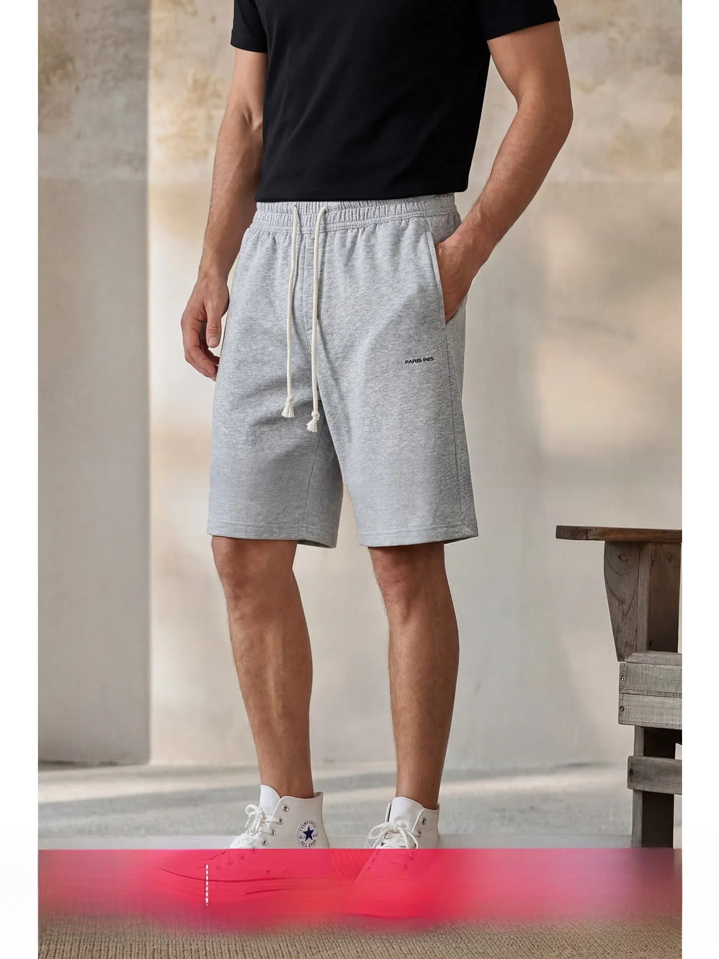 Pantaloncini Casual da Uomo Uader in Cotone 2026 Estivi alla Moda, Delicati sulla Pelle, Design Semplice, Sportivi, Versatili, a Mezza Lunghezza