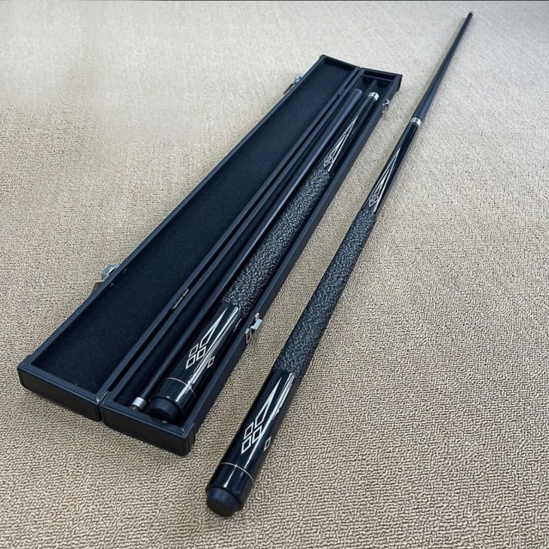 Stecca da Biliardo Snooker in Fibra di Carbonio con Punta Piccola, per Biliardo Cinese Black Eight, 1/2 Split, 19oz - Offerta Speciale