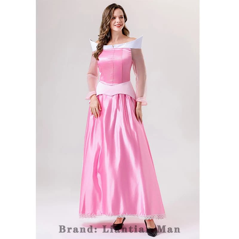 Cosplay costume, Grimm's Fairy Tale Sleeping Beauty performance costume, Halloween stage costume, Princess Elo dress