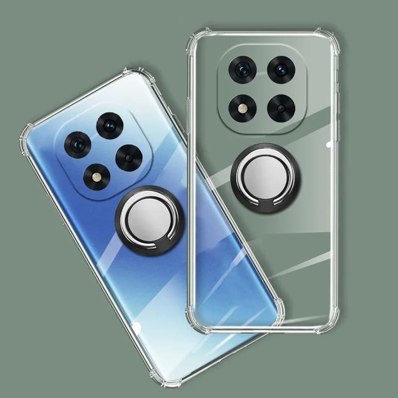 Per Redmi Note 14 Pro Plus 5G 14 Note Custodia con anello Airbag Custodia morbida antiurto per Redmi Note 14 4G/5G Involucro posteriore