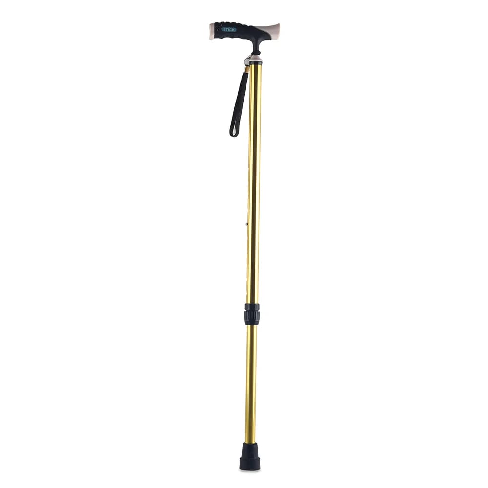 Manufacturer Supply Folding Trekking Sticks for Climbing Light Aluminum Walking Stick Footprint for Seniors