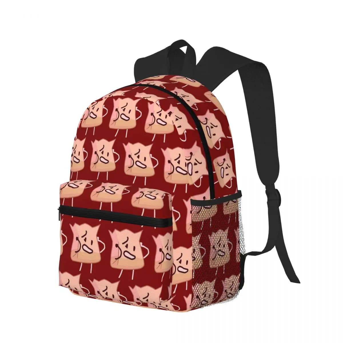 Battle For Dream Island BFDI Barf Bag Zaino per studenti Borsa da scuola Zaino da viaggio per uomo Donna Borse a tracolla per libri alla moda