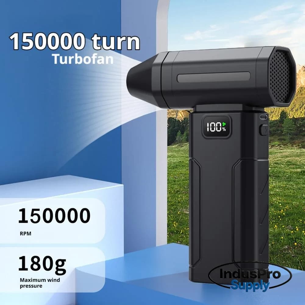 Ventilatore Turbo Jet Brushless X8 150000RPM, Potente Soffiatore Elettrico, Aspirapolvere Portatile, Ventilatore ad Alta Potenza
