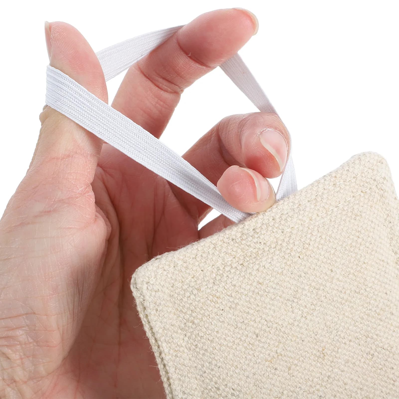 Set di 3 Fermaporta Silenziosi in Cotone, Facili da Installare, Senza Lasciare Segni, per Porte di Camera da Letto, Cucina e Bagno
