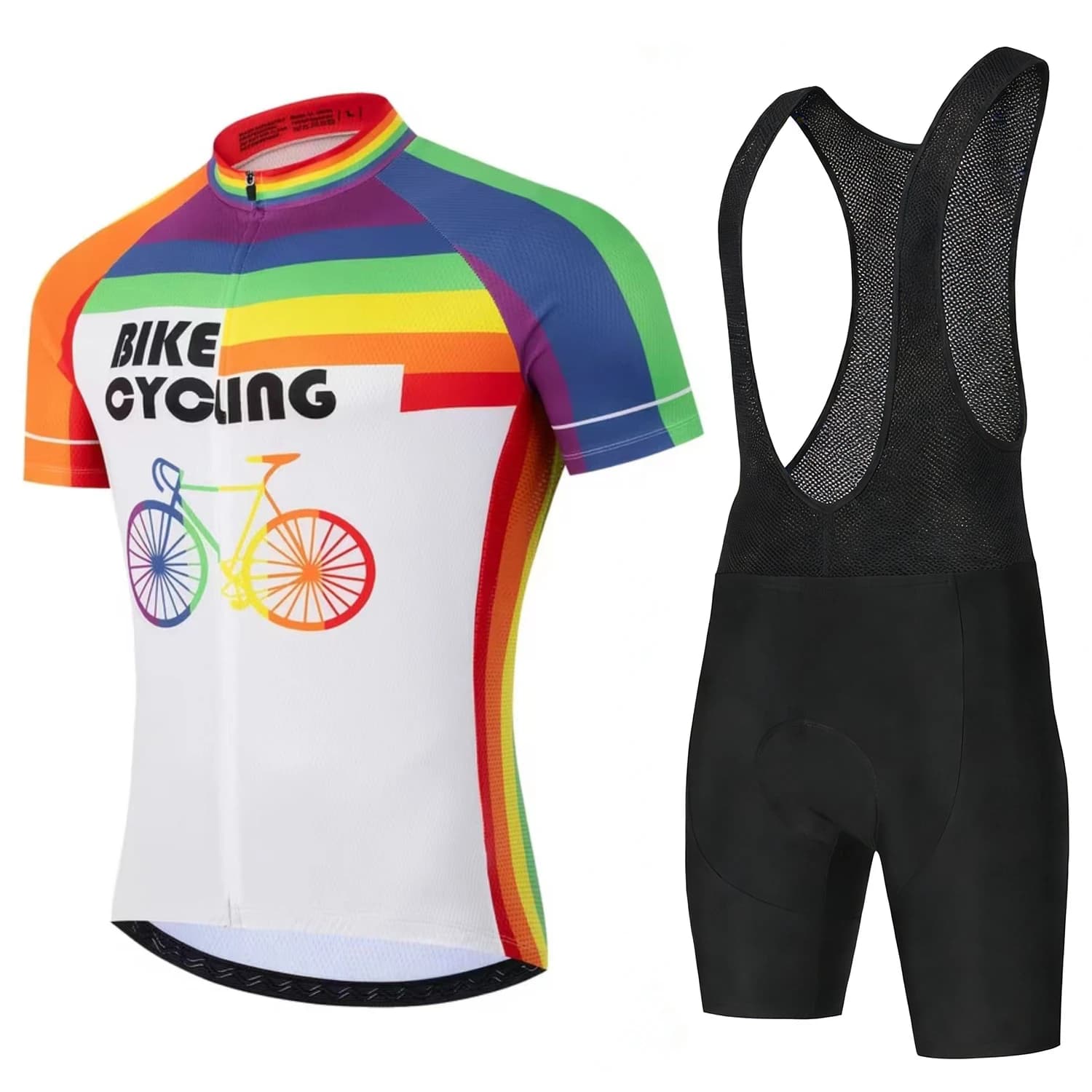 Cycling Pants for Men, MTB Clothing, Summer Sports Set with Mountain Bike Salopette