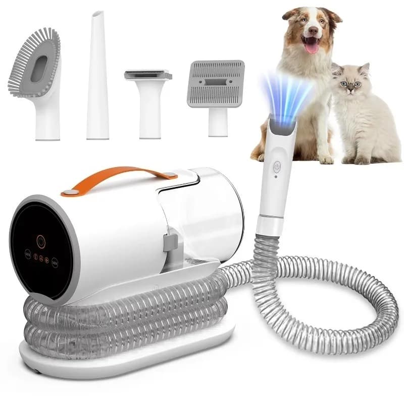 Nuova versatile spazzola elettrica per peli di gatti, rimozione peli di animali domestici, pulizia e toelettatura, realizzata in plastica resistente