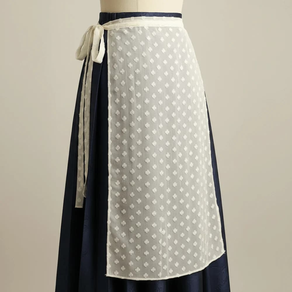 Gonna Midi a Vita Alta in Pizzo con Ricamo Floreale, Trasparente, con Coulisse, Stile Harajuku, con Spacco Laterale Irregolare
