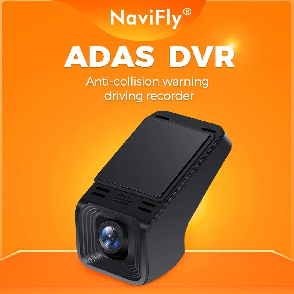 Navifly Full HD 1080P 170 ° DVR for front USB wide angle car ADAS Dash Cam Android Car Radio Player Driving recorder Night version