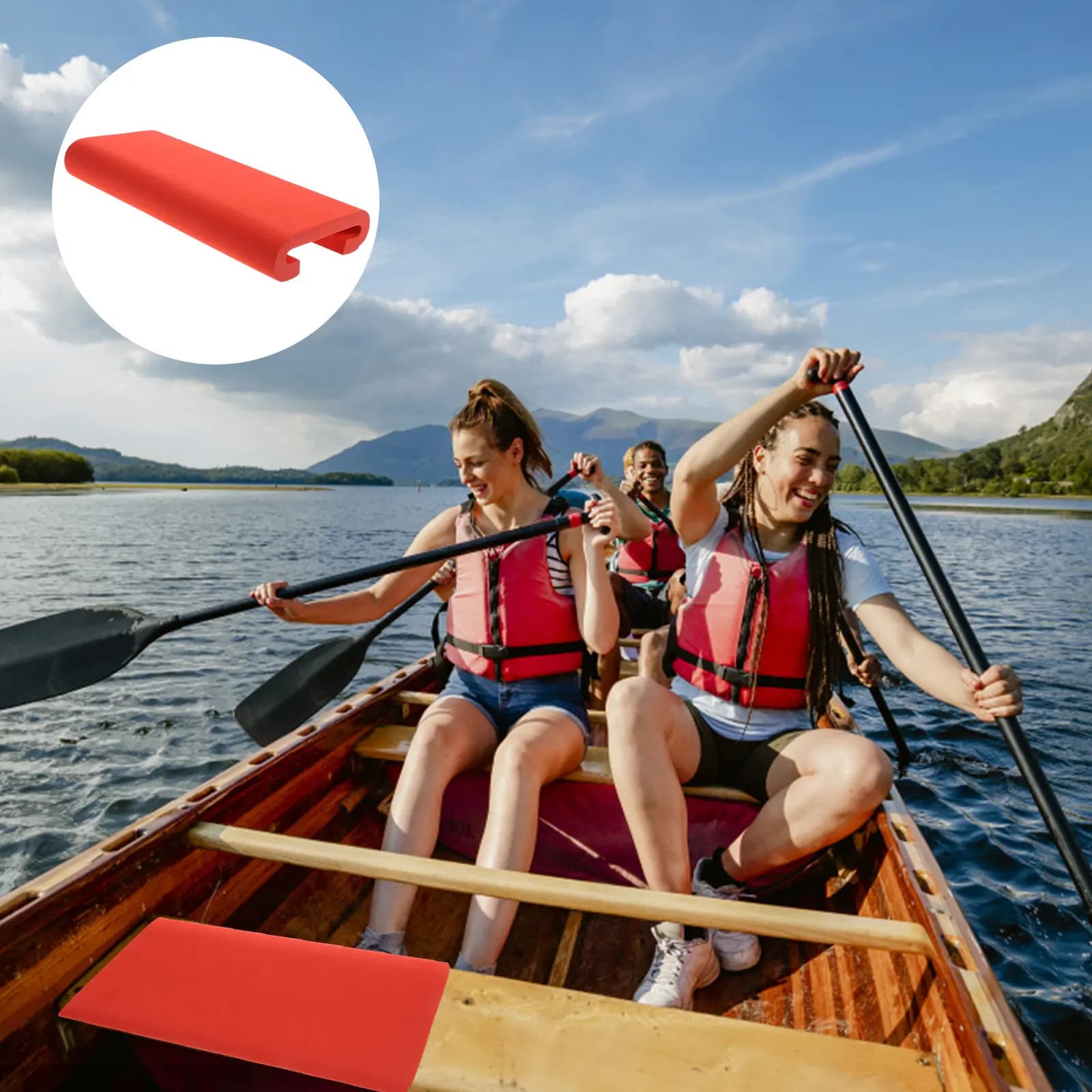 Cuscino Ergonomico Traspirante in EVA per Sedile di Dragon Boat e Macchina da Canottaggio, per Allenamento all'Aperto