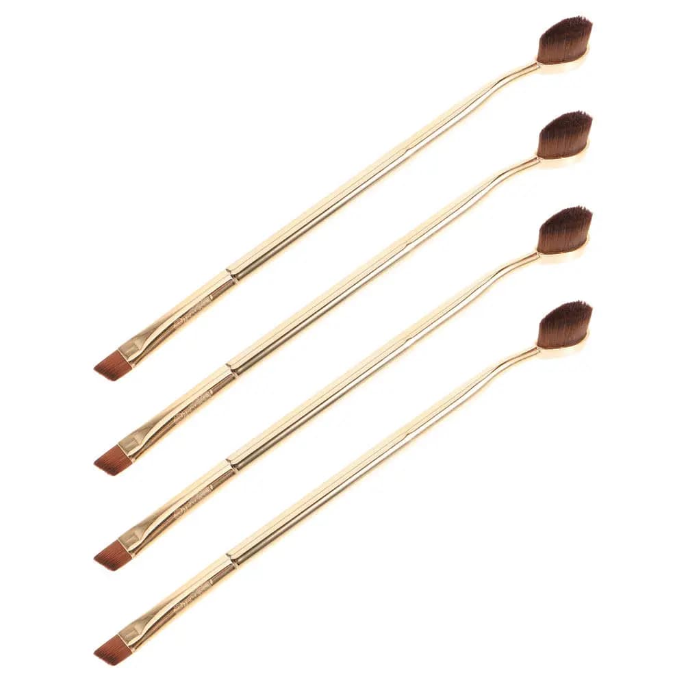 4 pennelli per correttore, strumenti cosmetici, facili da usare, per applicare correttore sotto gli occhi, pennello per trucco, applicazione di crema in polvere, design ergonomico