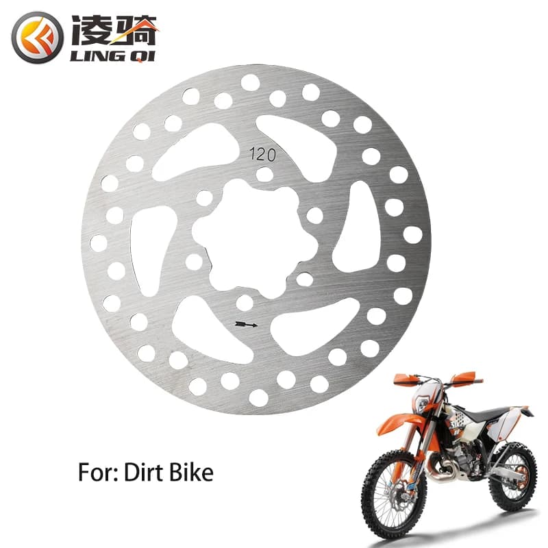 LINGQI Cuscinetto rotore disco freno ruota scooter elettrico 6 fori per parti del sistema frenante di ricambio per bici da tasca ATV Go Kart