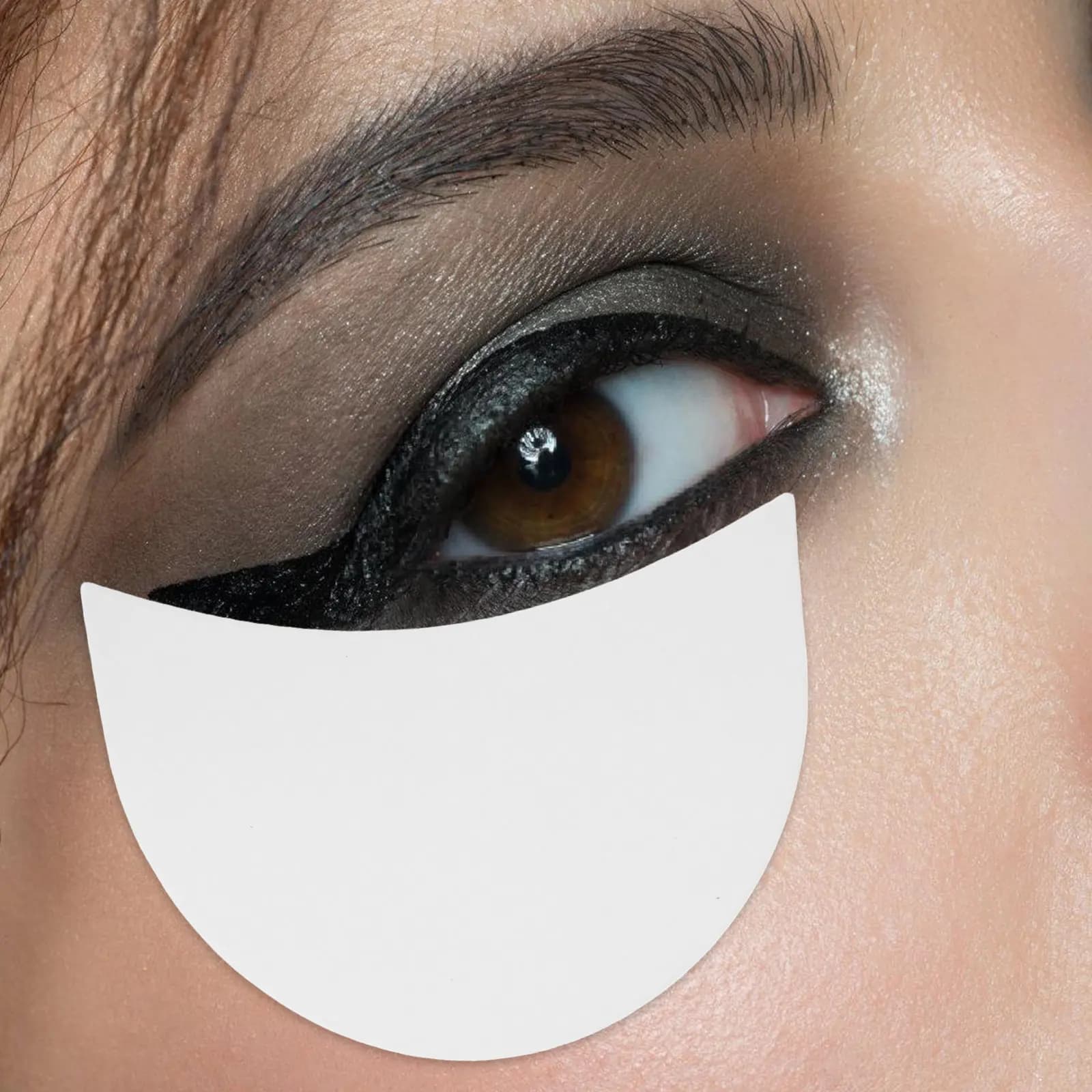 100 Pezzi Adesivi per Ombretto, Nastro per Ciglia, Patch per Trucco, Cuscinetti per Ciglia, Protezioni per Ombretto, Stencil per Eyeliner, Applicatore Protettivo