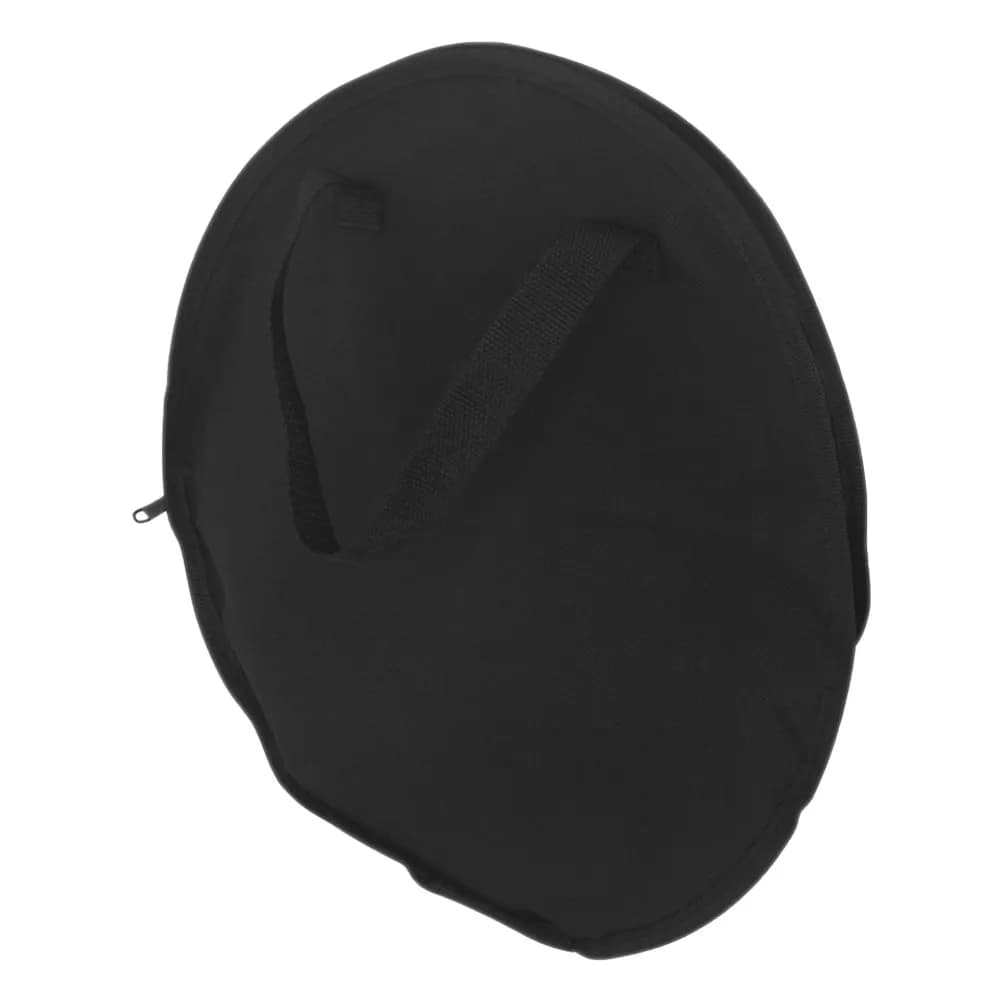 Borsa Nera per Pad Batteria, Portatile, Impermeabile in Tessuto Oxford, Custodia Silenziosa per Batteria, Borsa per Strumento, per Batteristi, Scuole, Bande