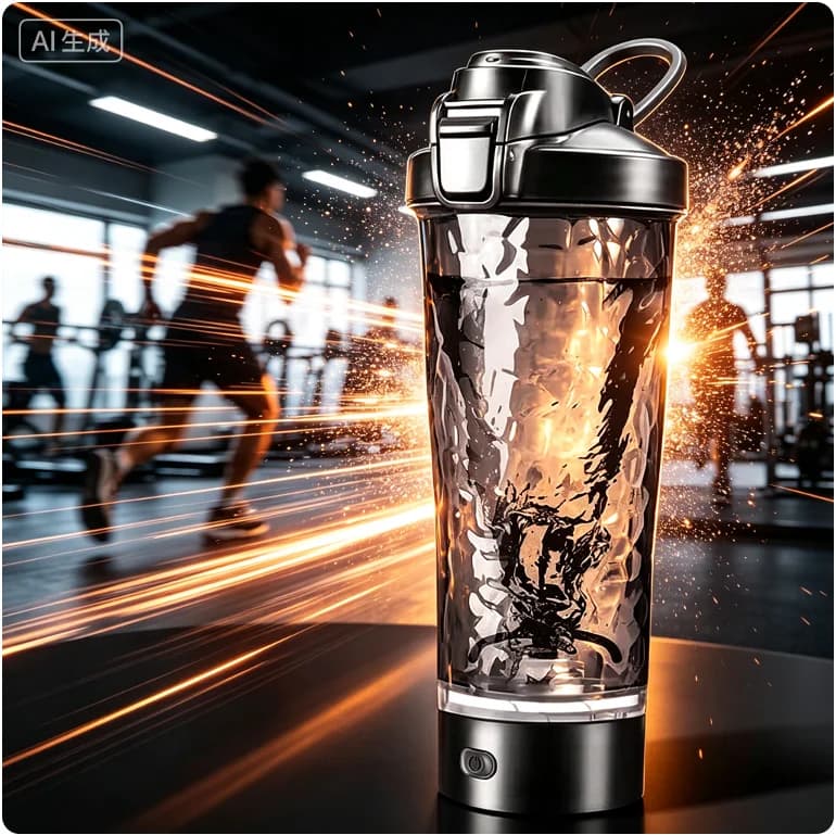 Electric Protein Powder Mixing Cup Automatic Shaker Bottle New in Shake Cup Milk Coffee Protein Water Bottle Sports and fitness