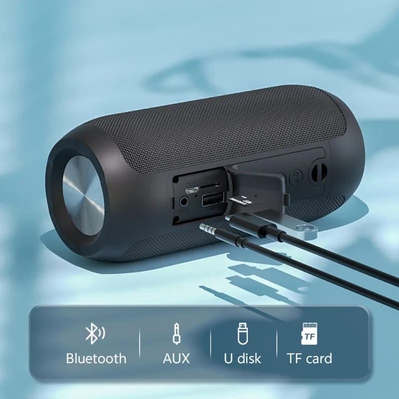 Altoparlante Bluetooth Wireless MW Audio, Portatile per Esterni con Bassi Potenti, Bluetooth 5.0/5.3, Mini Speaker