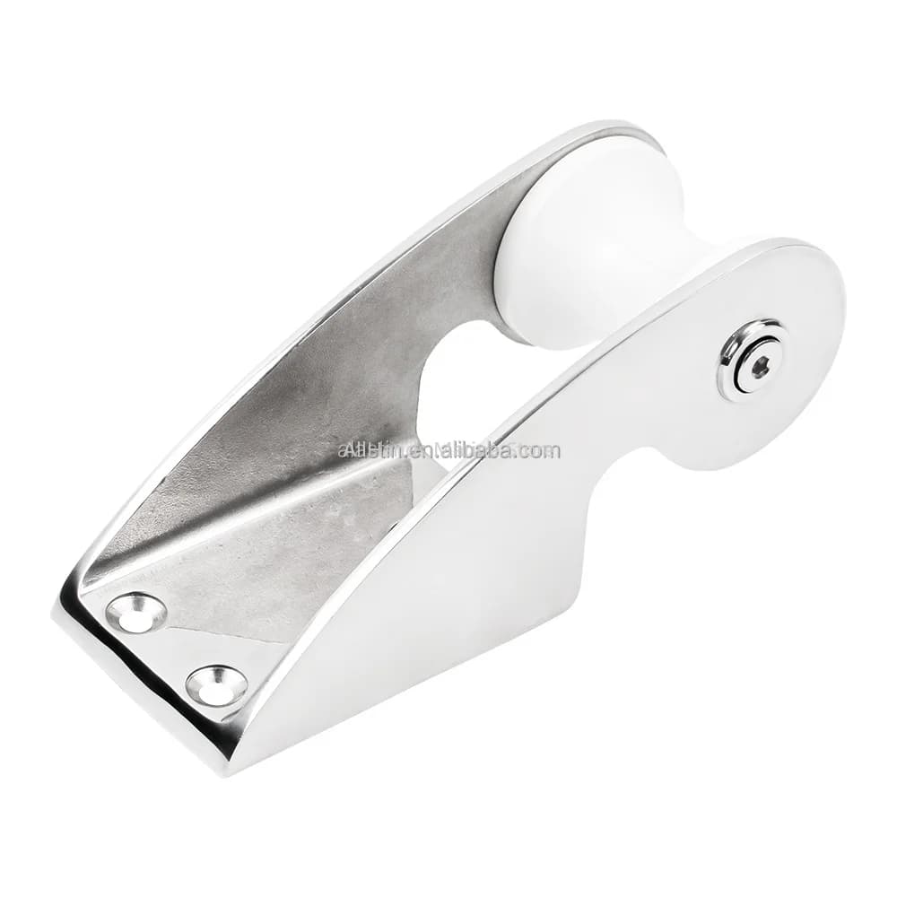 316 Stainless Steel Anchor Roller Casting Single Wheel Bow Roller For Boat