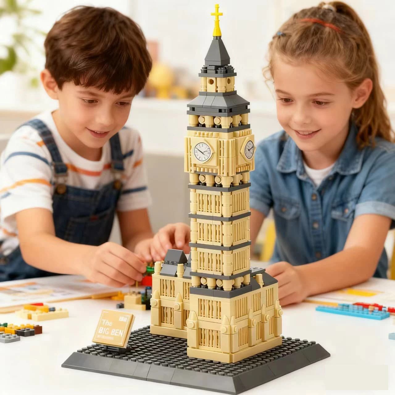 Mattoncini Educativi London Big Ben Elizabeth Tower, Modellini da Costruire, Puzzle, Giocattoli, Regali per Adulti, Decorazione