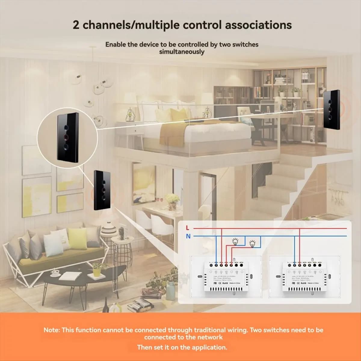 Nices Tuya WiFi Smart Touch Switch 110-240V 2.5D Concave Style Zigbee3.0 Signal Repeater Work with Alexa Google Home 3 Gang