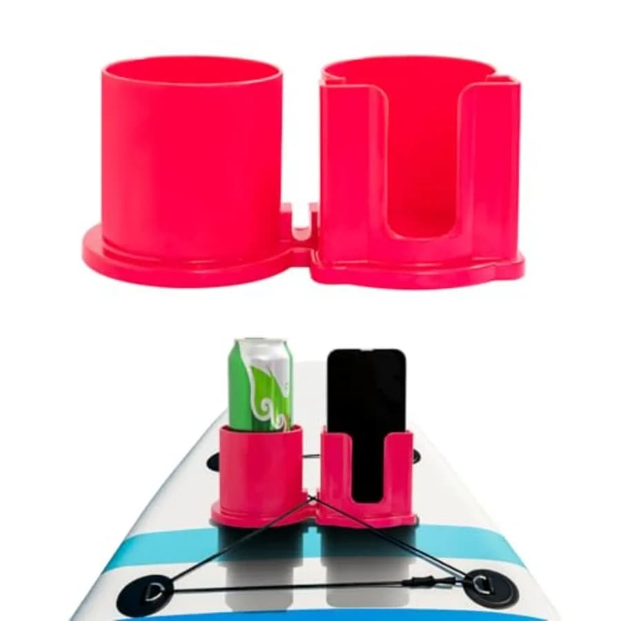 Paddleboard Cup Holder, Kayak Drink Holder for Paddle Board Cup and Phone Holder, Sup Surfboards Canoes Kayak Paddle Board Acce