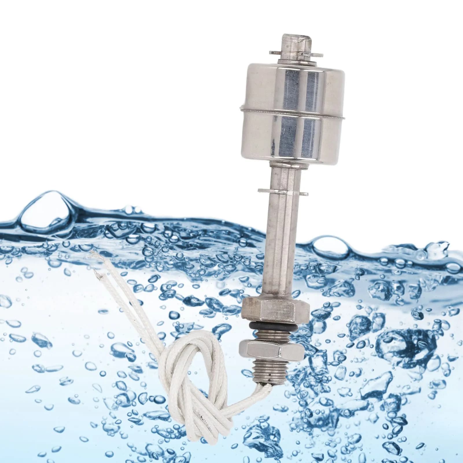 Water Level Stainless Steel Liquid Level Controller Sensor 5Mpa 10mm Stroke 0‑220V Level Sensor
