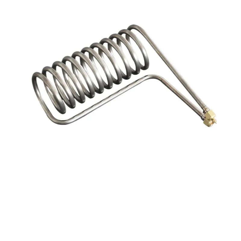 Spot refrigeration seafood fish pond titanium tube chiller pure titanium heat exchanger evaporator fish tank tube gun barrel
