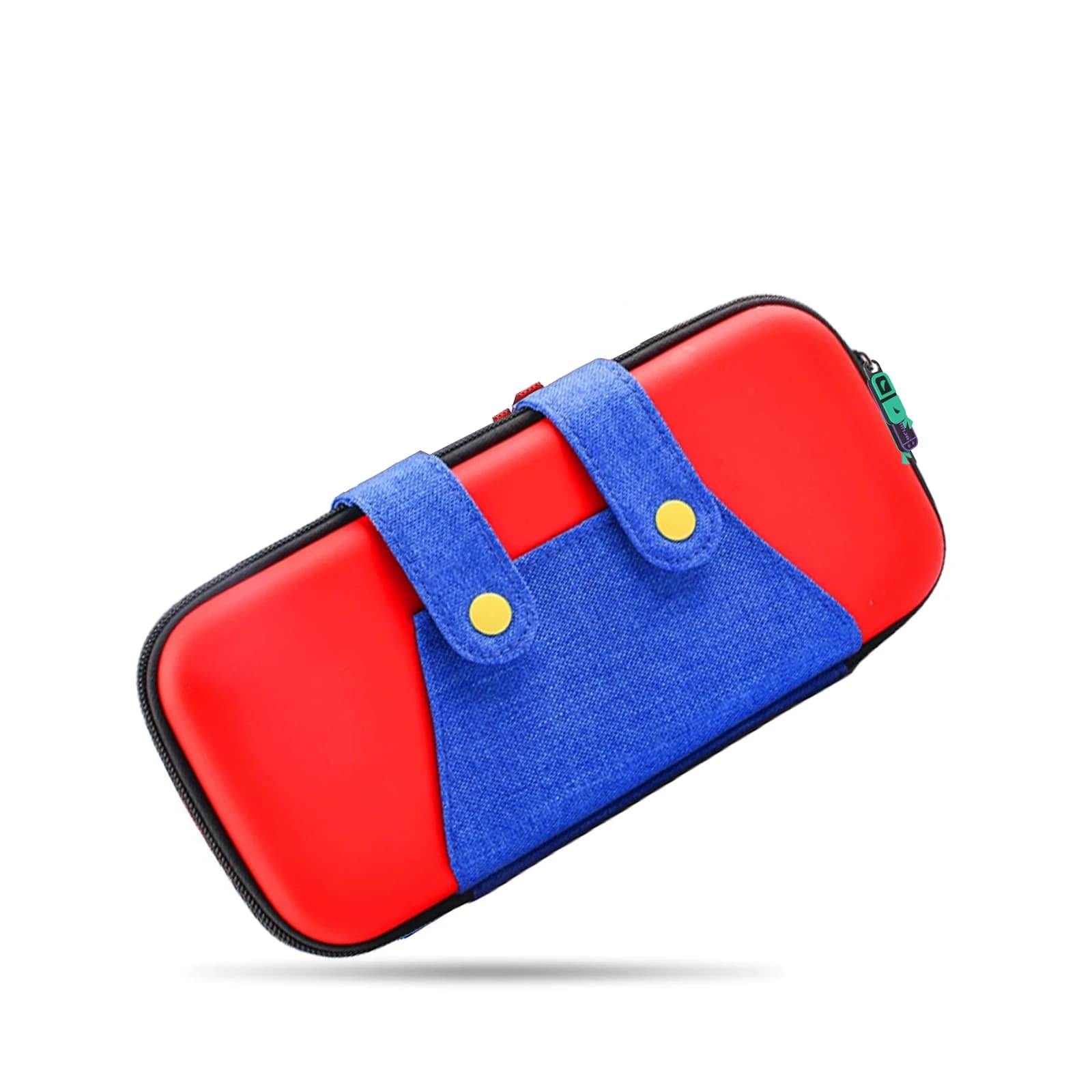 Custodia da viaggio Switch compatibile per Nintendo Switch 2/OLED Custodia da trasporto per interruttori portatile carina 10 supporti da gioco per Mario Cover