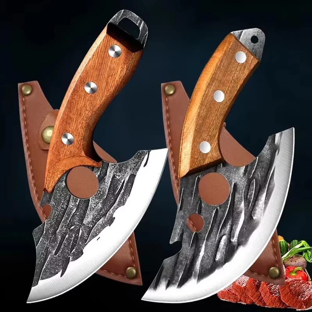 Multifunctional Kitchen Knife Forged Knife Handle for boneless stainless steel knife with bottle opener Portable pocket knife