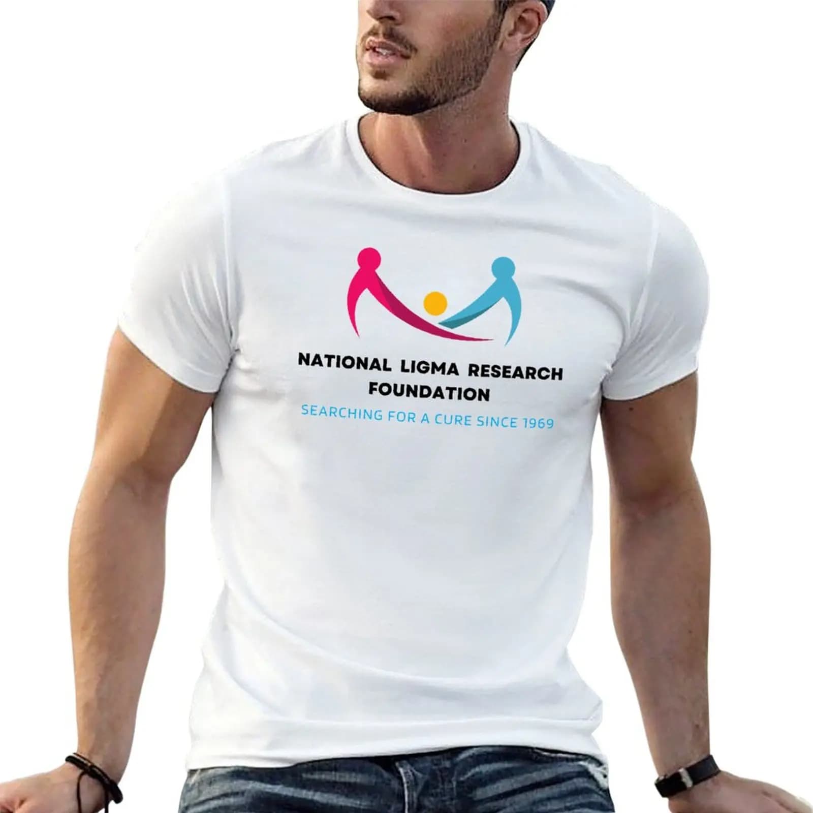 National Ligma Balls Research Foundation Meme - Funny T-Shirt man t shirt graphic t shirt for man 100 percent cotton T-Shirt