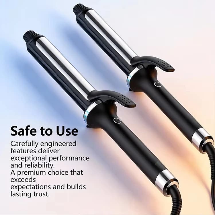 New Iron Titanium Hairpins with LCD Technology, Double PTC Ceramic, Quick Heating, Electric Power Supply