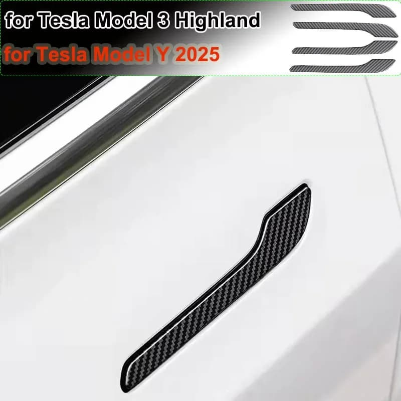 Per Tesla Model Y Juniper 2025 Accessori Maniglia della porta Wrap Cover Protector Sticker Modello 3 Highland Anti-graffio Decor Stickers
