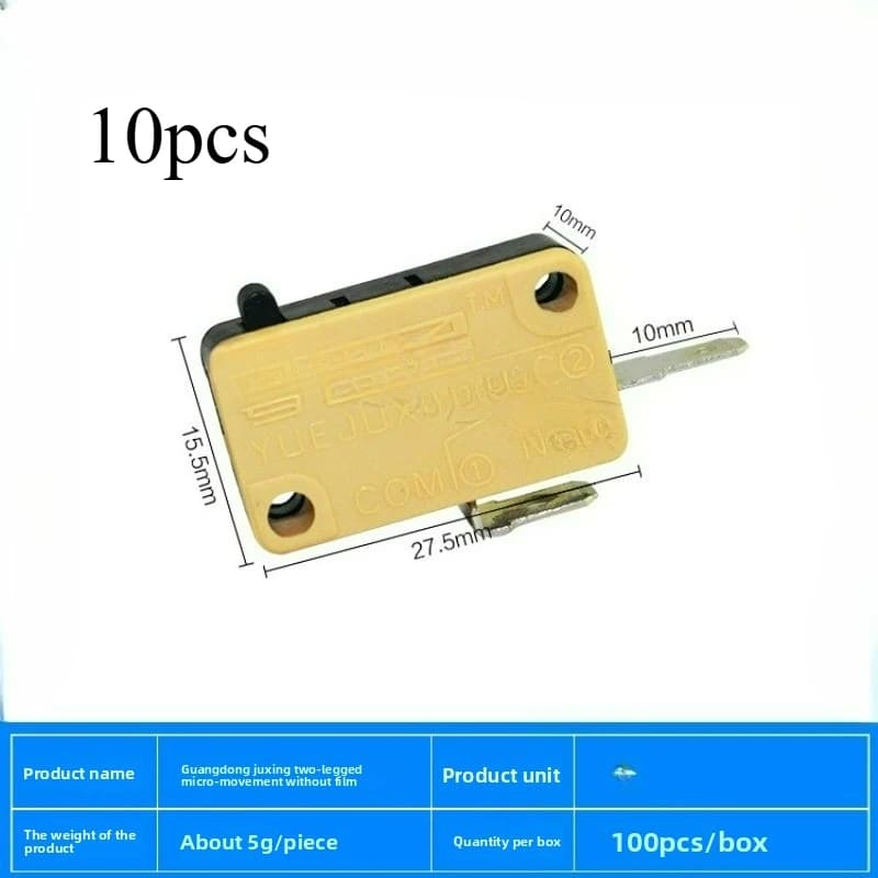 10 Pezzi Joystick Arcade KOF con Microinterruttore a 2 Pin e Pulsanti Illuminati per Macchine da Gioco