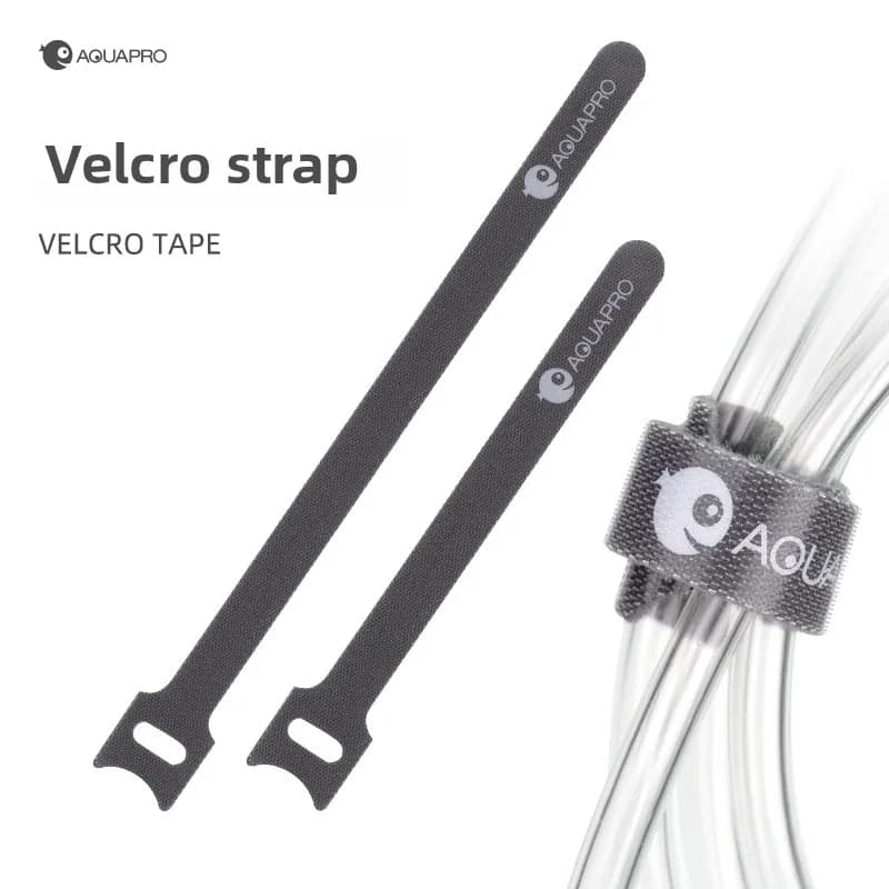 Fascette per cavi riutilizzabili in velcro AQUAPRO - Cinghie regolabili con gancio e anello per organizzare cavi, tubi flessibili, cavi | Elementi di fissaggio resistenti