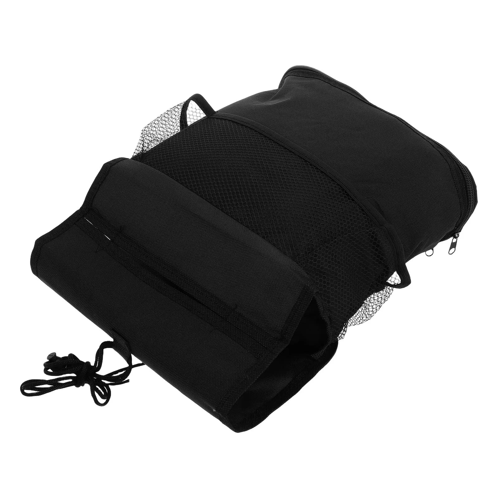 Insulated Car Seat Organizer Hanging Cooler Bag with Mesh Pockets Large Capacity Backseat Storage for Bottles Phones Umbrellas