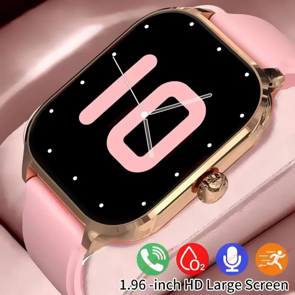 Nuovo Smartwatch con Display HD da 2.01'', Chiamate Bluetooth, Notifiche Messaggi, Modalità Sport, GPS Tracker, per Uomini e Donne, Compatibile con Android e iOS HT30