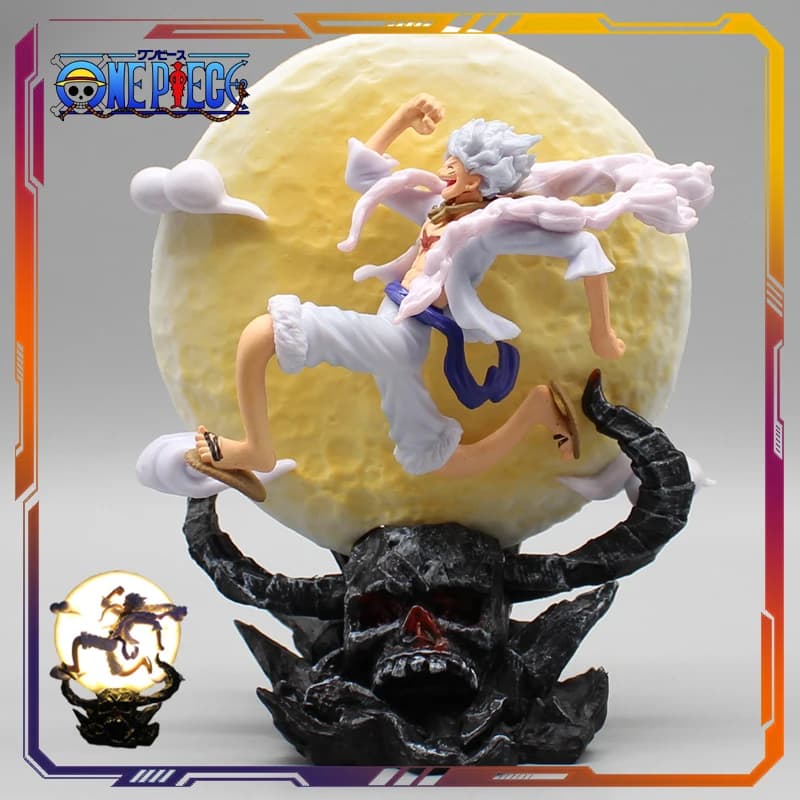14 cm Anime Rufy One Piece Figure Figurine Gear 5 Rufy Figura Statua Collezione di ornamenti per bambole Modello in PVC Giocattoli Regalo per ragazzi