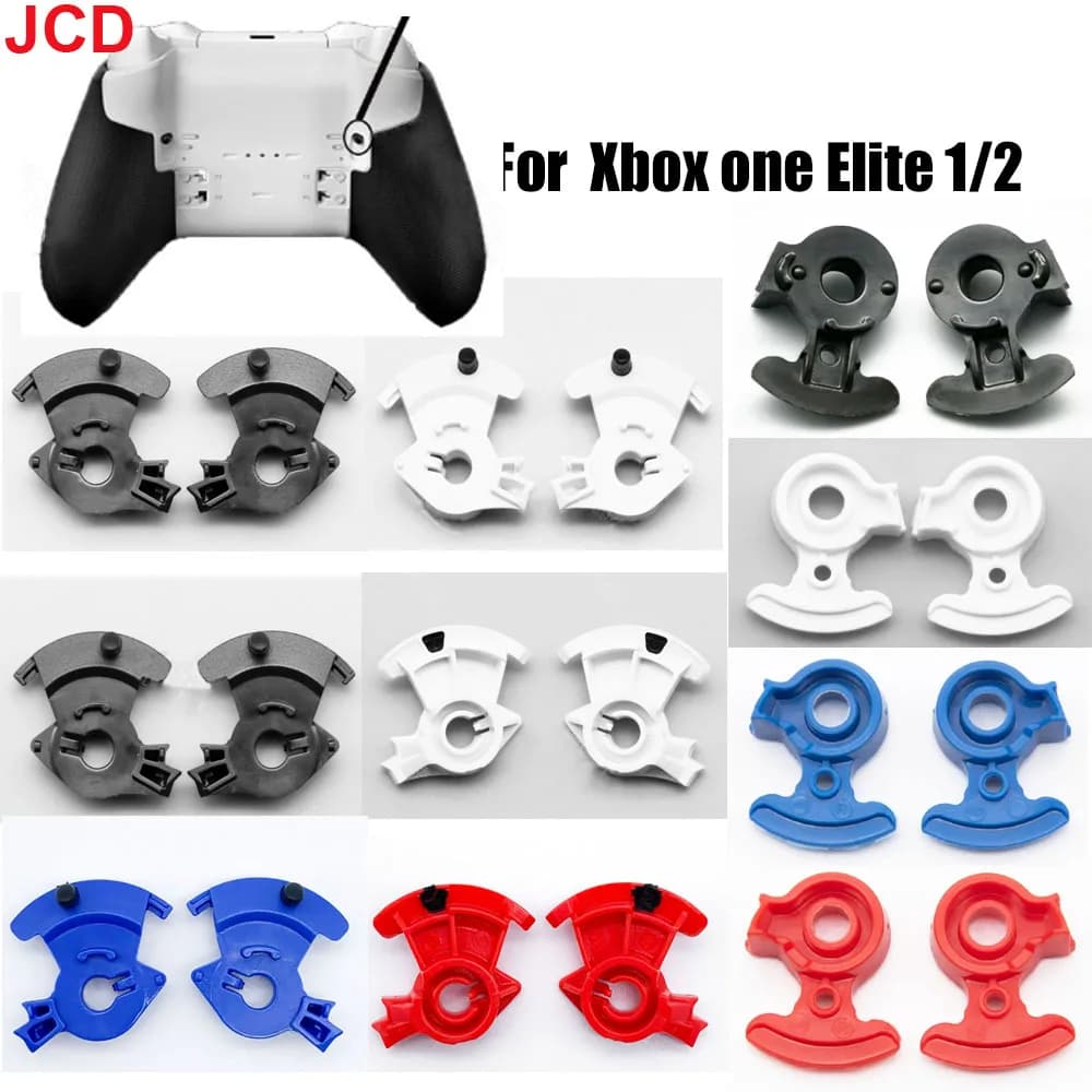 Per controller Xbox One Elite 1/2 generazione Pulsanti di ricambio scorrevoli sinistro e destro Manopole di rotazione Trigger cambio marcia