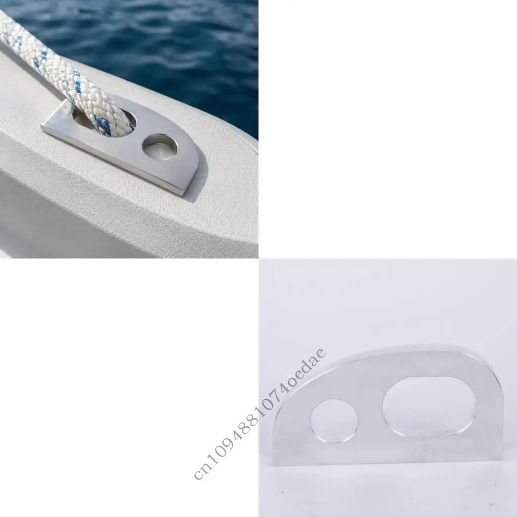 Marine Rope Guide Hardware, Cast Aluminum Fitting for Boat Repair Projects