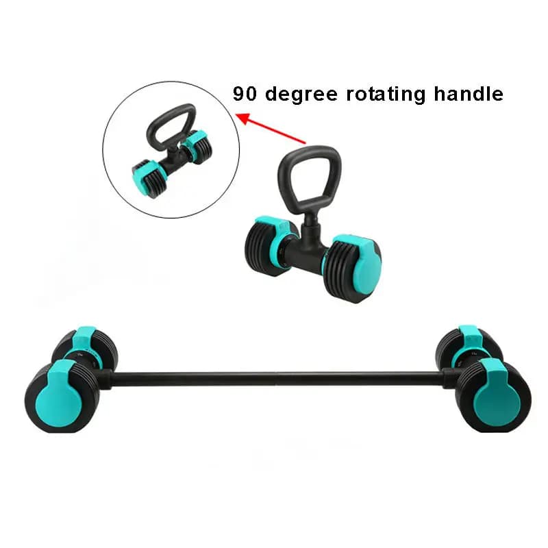 Converter for Manubri, Clips Swivel for Balancing, Kettlebell Grip, Home Bearing Equipment