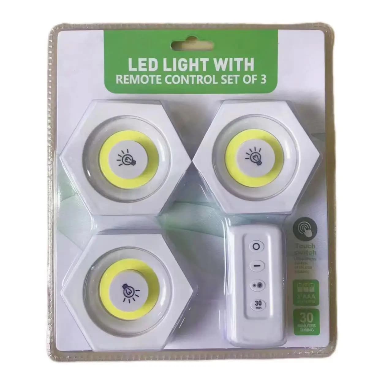Lampada da libro a LED con telecomando sotto la luce notturna dell'armadio lampada decorativa dimmerabile senza fili per armadio armadio scala cucina bagno