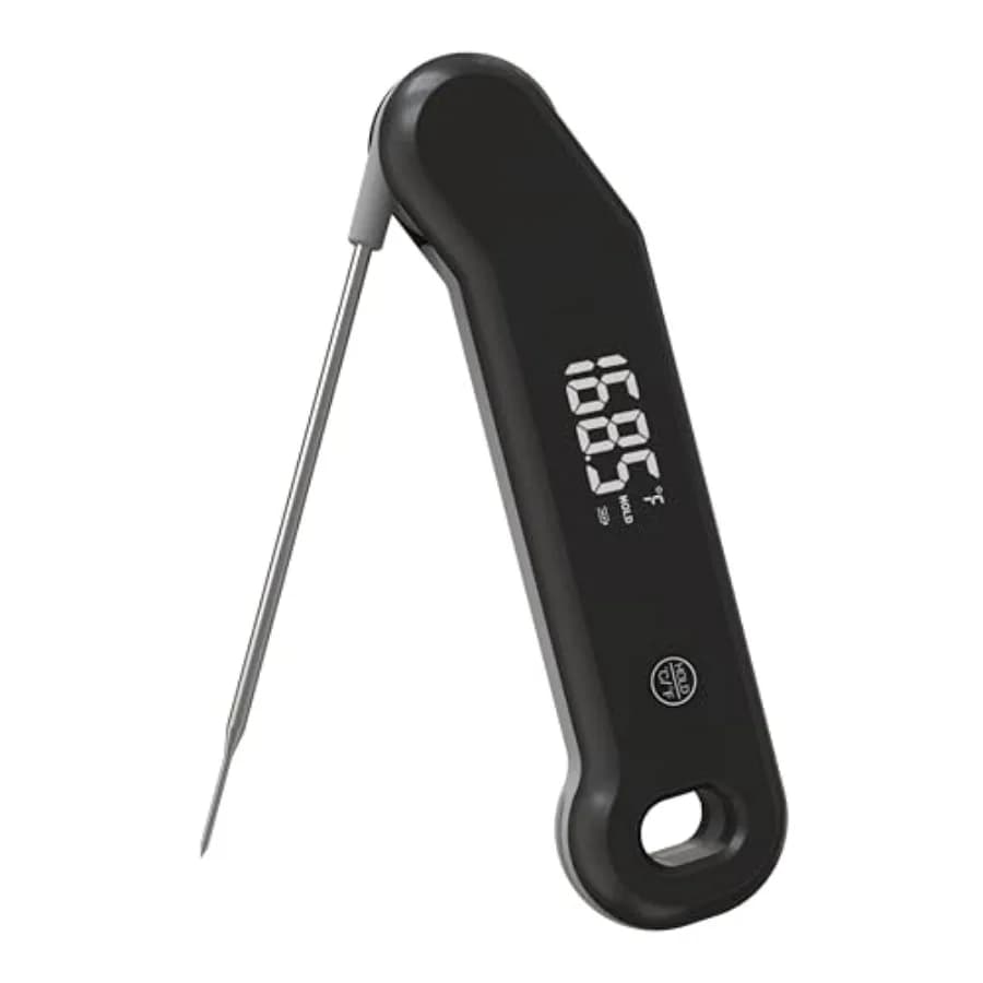 Digital Thermometer for Reading Cartridges, Ultra-Veloce 0.8s, Thermocouple Thermometer, Waterproof IP66, Kitchen Gadget