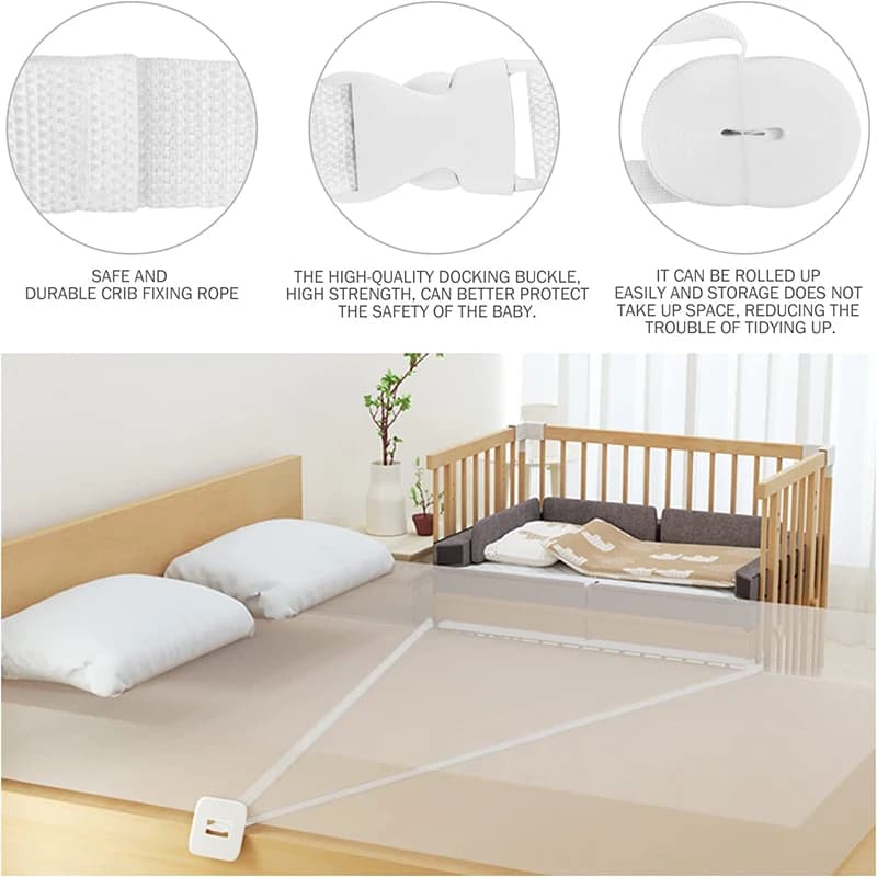 Bed Connector Strap for Belt Strap for Belt Support for children's fastener Twin Connecting Twin Twins Fixation