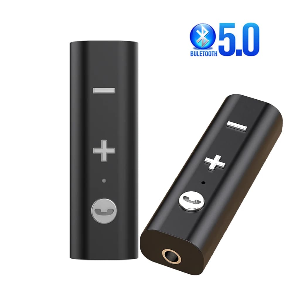 Ricevitore audio wireless Adattatore Bluetooth 5.0 Jack da 3,5 mm Ricevitore musicale Bluetooth per cuffie Supporto per altoparlante per auto Chiamata vocale