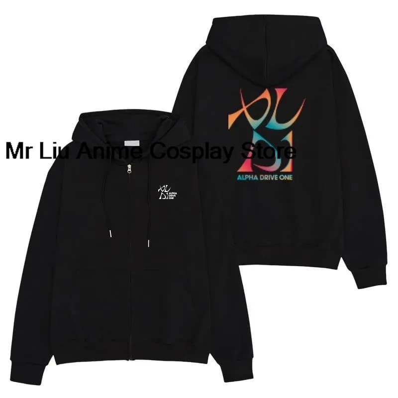 Y2K ALD1 Zipper Hoodies Fashion Hip-hop Sweatshirts Same Print Men Women Sweatshirt High Quality Autumn Hoodie Kpop Clothes