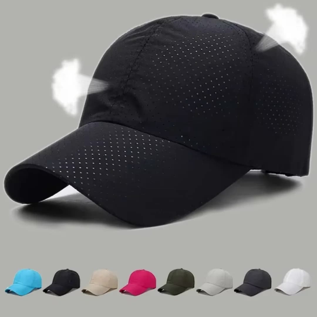 2023 New Summer Men Women Snapback Quick Dry Mesh Baseball Cap Sun Hat Bone Breathable Hats Adjustable outdoor hat