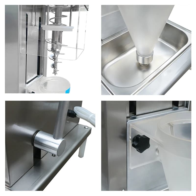 2026-110V/220V Mixer Commerciale per Gelato, Frutta Congelata e Yogurt, Frullatore a Spirale per Gelato, Macchina per Gelato a Trapano