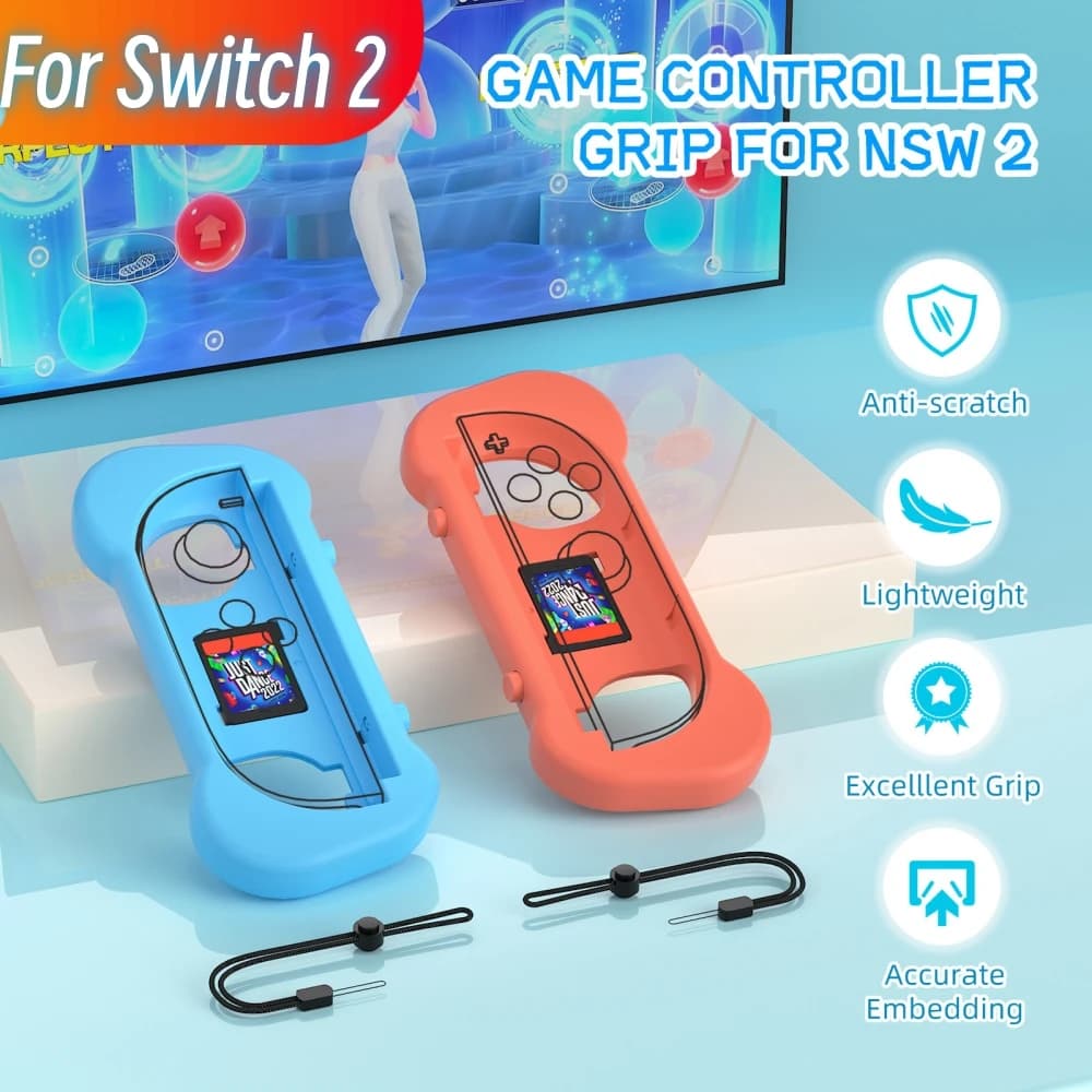 Impugnatura per controller di gioco sinistra destra per Switch 2 JoyCon Grip per gamepad NS2 Custodia per joystick Shell migliore per giochi a due giocatori