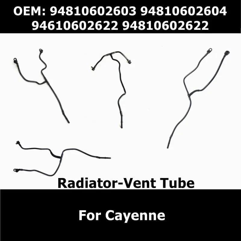 94810602603 94810602604 94610602622 94810602622 Accessori auto Tubo di ventilazione per radiatore per tubo radiatore Cayenne 2007-2010